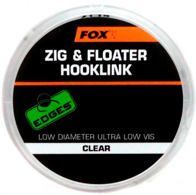 Повідковий матеріал Fox International Zig & Floater Hooklink 100м (Clear) 0.234 mm 4.08 kg Матеріал для поводків риболовля XD_15790891 фото
