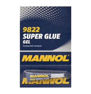 Секундний Клей Mannol 9822 GEL Super Glue 27624 фото