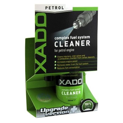 Комплексний очищувач паливної системи (бензин) XADO балон 250 мл Присадка в авто Присадка для автомобіля 20545 фото