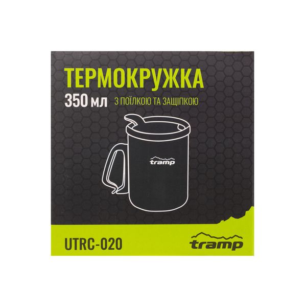 Термокружка TRAMP з поїлкою і защіпкою 350мл UTRC-020 olive UTRC-020-olive фото