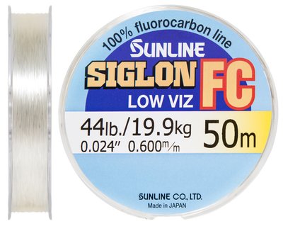 Флюорокарбон Sunline Siglon FC 50m 0.600mm 19.9kg поводковий XD_16580149 фото