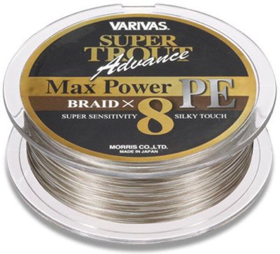 Шнур Varivas Super Trout Advance Max Power PE 2016 150m (золотистий) #0.6/0.128mm 14.5lb Шнур для риболовлі Шнур риболовецький XD_21356167 фото