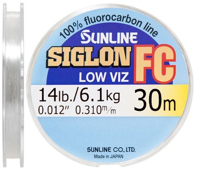 Флюорокарбон Sunline Siglon FC 30m 0.310mm 6.1kg поводковий XD_16580180 фото