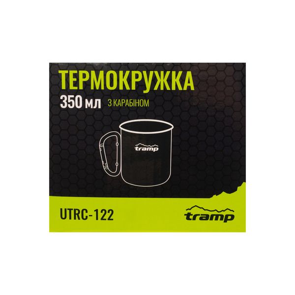 Термокружка TRAMP з карабіном 350мл UTRC-122 olive UTRC-122-olive фото