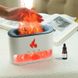 Соляна лампа + Зволожувач повітря з ефектом вогню Doctor-101 Flame. Зволожувач із кольоровою підсвіткою 36667 фото 2