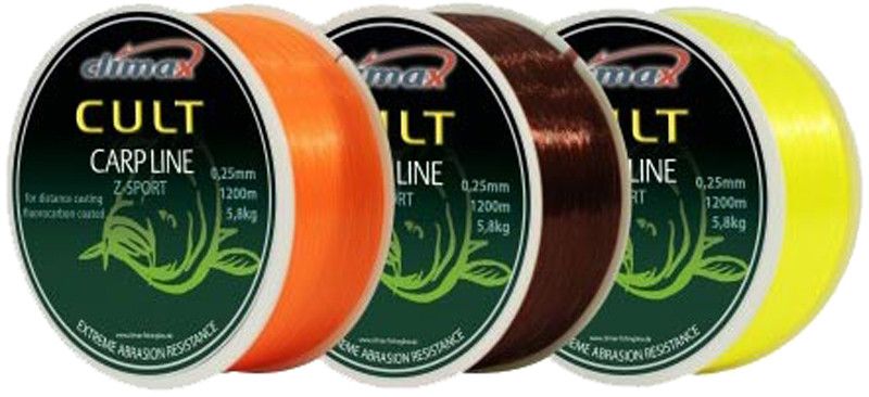 Волосінь Climax Cult Carp Line Z-Sport 1300m 0.22mm 4.4kg к:orange Волосінь риболовецька Волосінь для риболовлі XD_17920373 фото