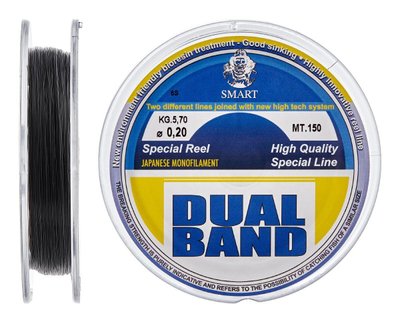 Волосінь Smart Dual Band 150m 0.28mm 13.0kg Волосінь риболовецька Волосінь для риболовлі XD_13003029 фото