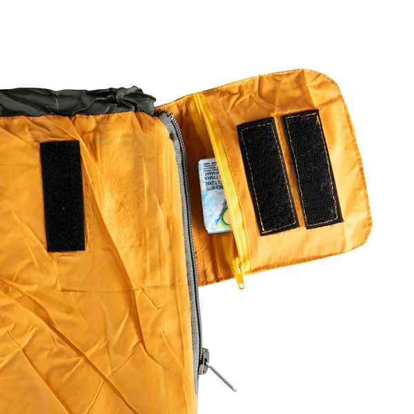 Спальний мішок Tramp Airy Light ковдра з капюш правий yellow/grey 190/80 UTRS-057 UTRS-056-R фото