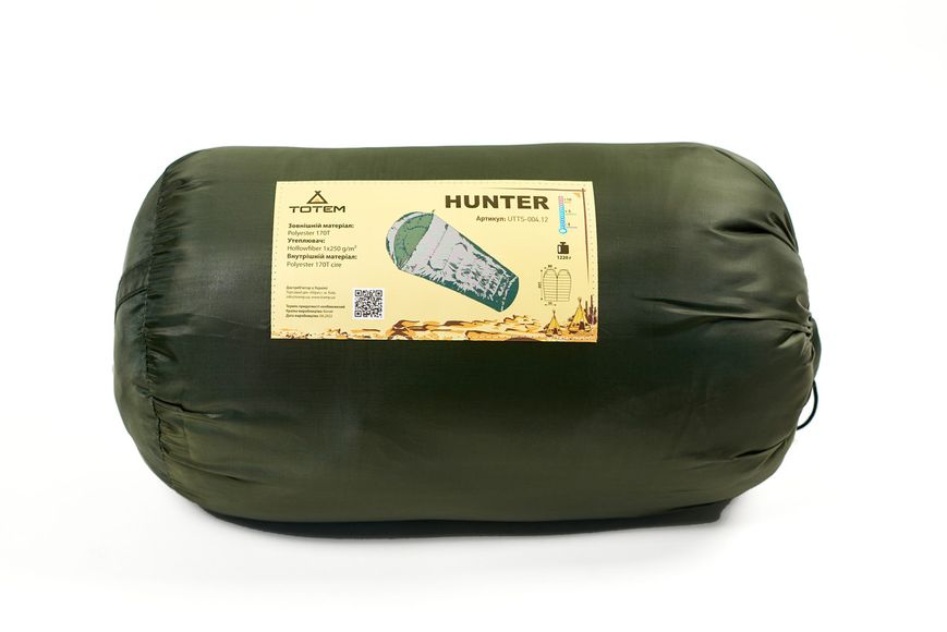 Спальний мішок Totem Hunter кокон правий olive 220/60-55 UTTS-004 UTTS-004-R фото