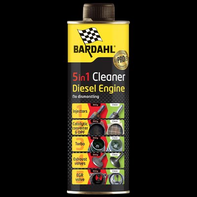 Очиститель дизельного двигуна BARDAHL DESEL CLEANER 5 In 1 0,5л 9357B ревіталізант присадка 25856 фото