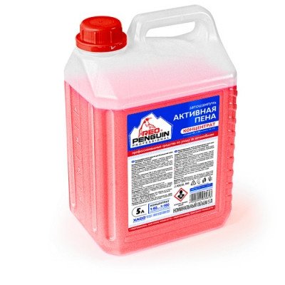 Активна піна, концентрат пластикова каністра RED PENGUIN 5 л Пена для мытья авто 22717 фото