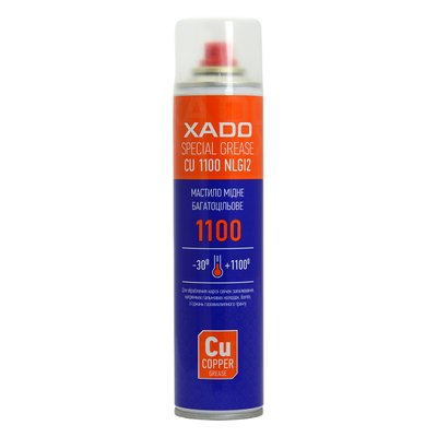 XADO Copper Spray 1100 Мідне мастило аерозольний балон 320 мл xad306 фото