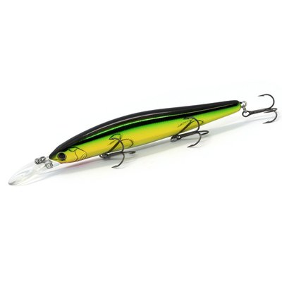 Воблер Daiwa Steez Minnow 110SP MR Green Gold 15gr (07431721) Воблер для риболовлі Джерк воблер 23725 фото