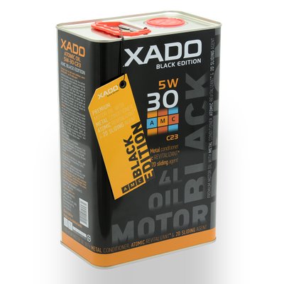 Синтетична олива XADO Atomic Oil 5W-30 С23 AMC Black Edition жерстяна банка 4 л xad55 фото