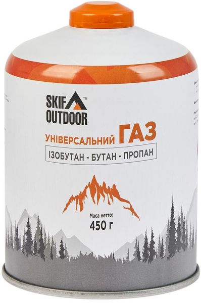 Балон Skif Outdoor різьбовий 450 г Газовий балон туристичний Портативний газовий балон XD_3890307 фото