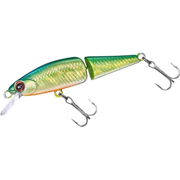 Воблер Daiwa Dr.Minnow 2 J 42S 42mm 1.8g #LIME GREEN (07413349) Воблер для риболовлі Джерк воблер 25122 фото