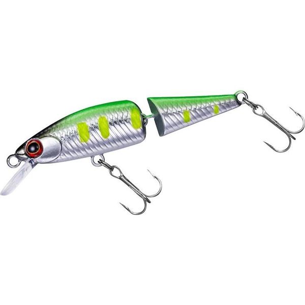 Воблер Daiwa Dr.Minnow 2 J 42S 42mm 1.8g #LIME GREEN (07413349) Воблер для риболовлі Джерк воблер 25122 фото