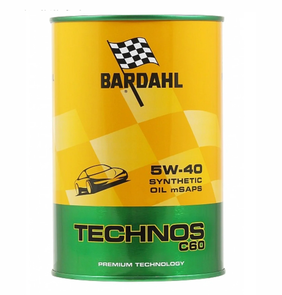 Моторна олива BARDAHL C60 TECHOS MSAPS 5W40 1л. 314040 47242 фото