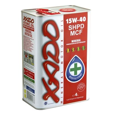 Мінеральна олива XADO Atomic Oil 15W-40 SHPD MCF жестяная банка 4 л xad45 фото