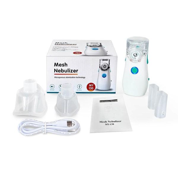 Компактний MESH-небулайзер Alphamed для дітей і астматиків. Портативний інгалятор MY-130 фото