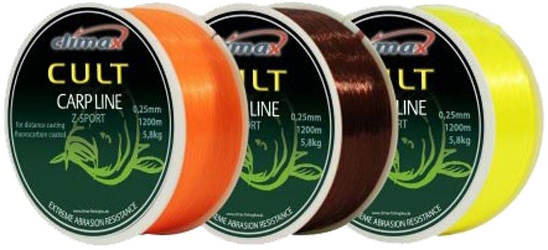 Леска Climax Cult Carp Line Z-Sport 1300m 0.22mm 4.4kg ц:orange Леска рыболовная Леска для рыбалки XD_17920373 фото