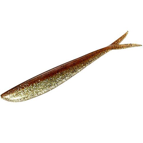 Силікон Lunker City Fin-S Fish 3/BG 10" #163 ROOTBEER SHINER (11633) Силіконова приманка для риболовлі Силіконові рибки 22943 фото