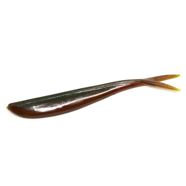 Силікон Lunker City Fin-S Fish 3/BG 10" #163 ROOTBEER SHINER (11633) Силіконова приманка для риболовлі Силіконові рибки 22943 фото