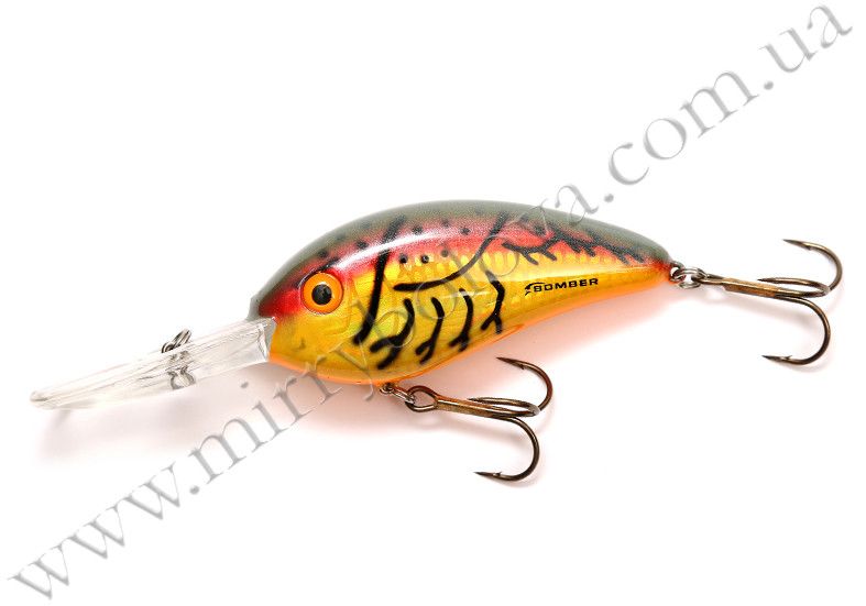 Воблер Bomber Fat Free Shad 76mm 21g #CHBL (BD7FCHBL) Воблер для риболовлі Джерк воблер 25637 фото