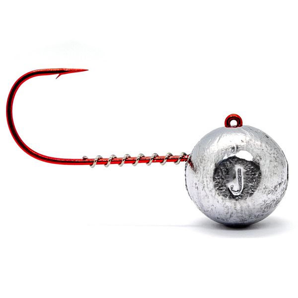 Джигголівка Jigger Fudo AB Red Jig 5/0 10gr (5шт/уп) (JHH-FURD5/0-10) Джиг головка рибальська 2145482 фото