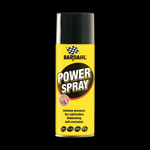 Сухе мастило POWER SPRAY BARDAHL 0,4л Сухе мастило для авто 46322 фото