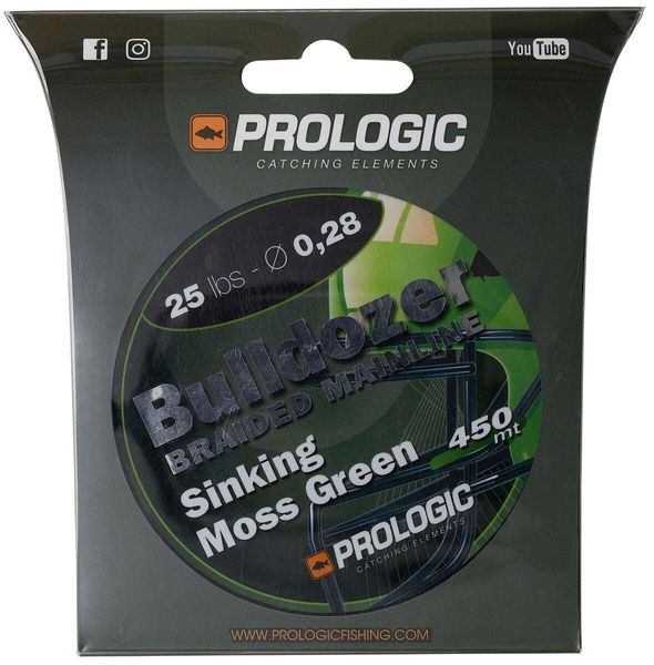 Шнур Prologic Bulldozer Braid 450m (Camo Green) 0.28 mm 25lb/11.3 kg XD_18461241 фото